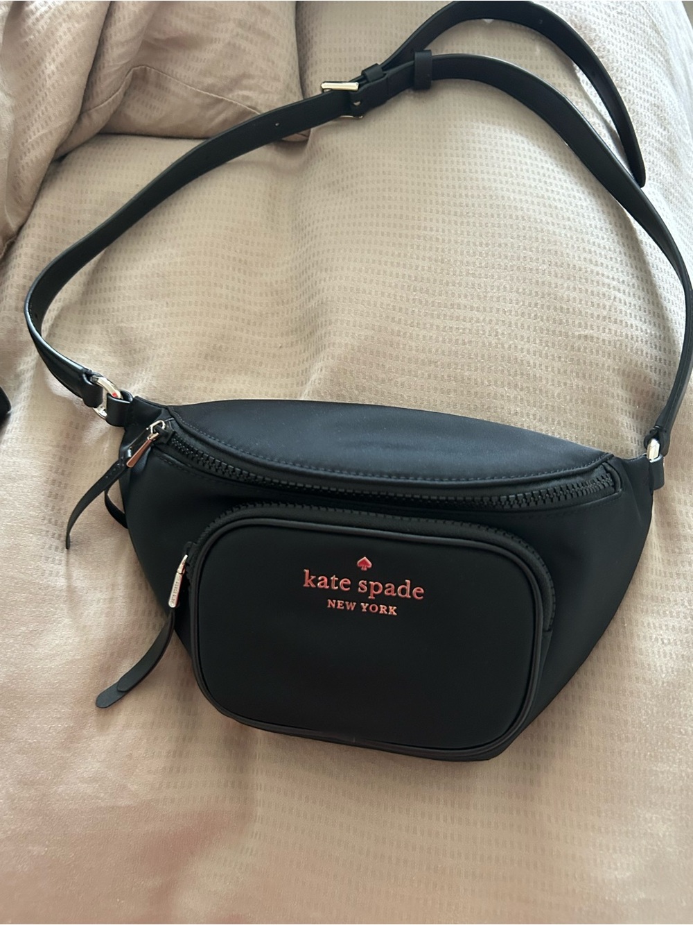 Kate Spade Black Crossbody/Fanny Pack Belt Bag - NEVER USED